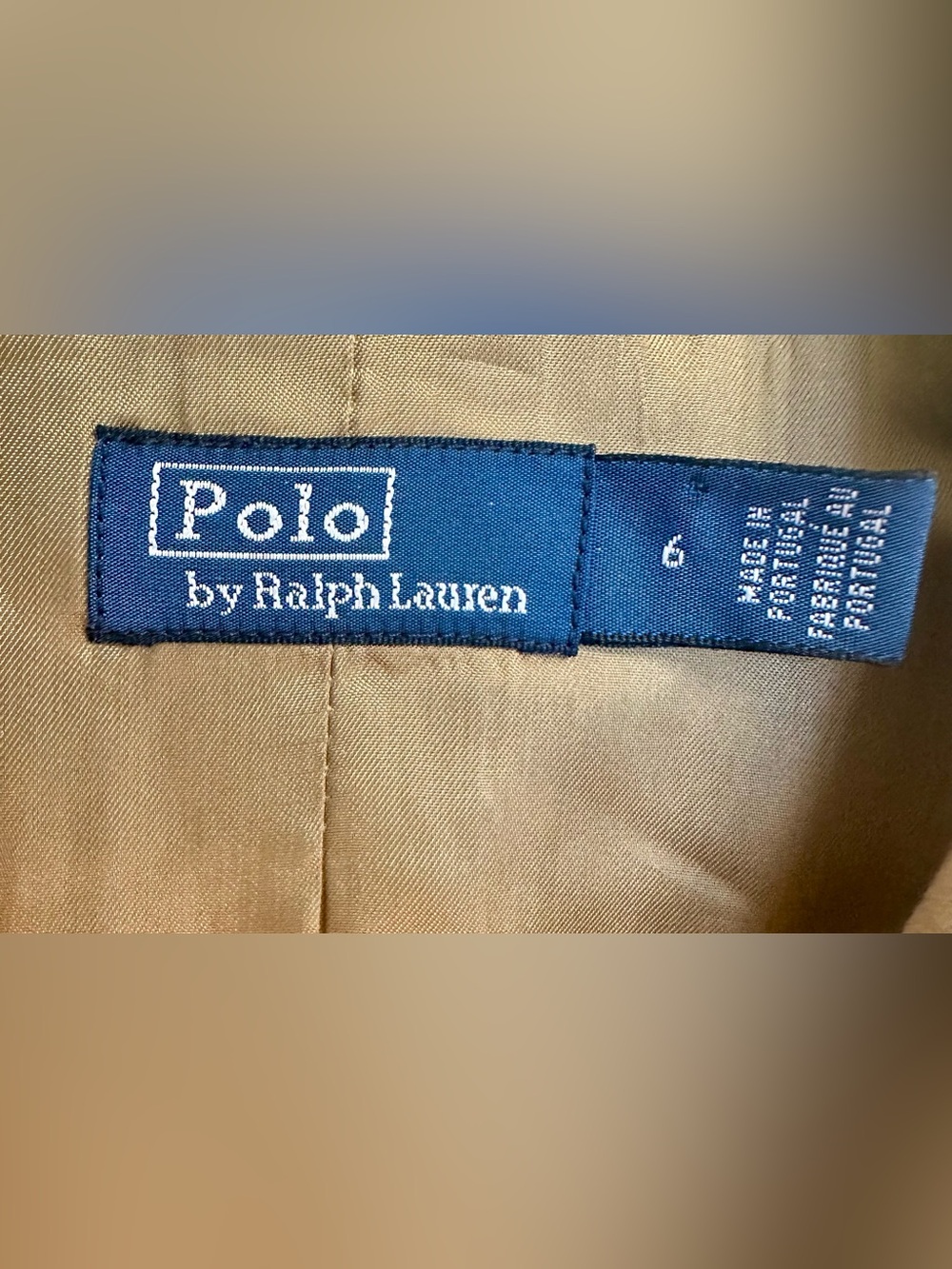 Polo by Ralph Lauren Women’s Double-Breasted Doeskin Wool Blazer Size 6 $698 - Picture 11 of 12
